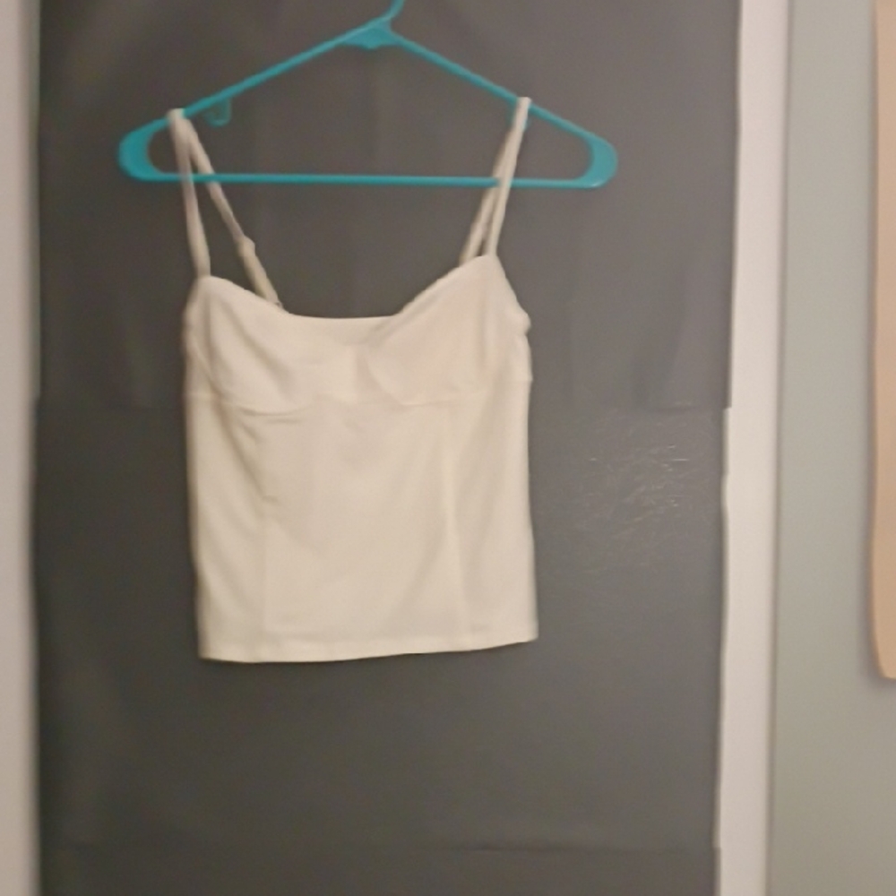 White Bustier Tank By Wilfred Sz Small EUC